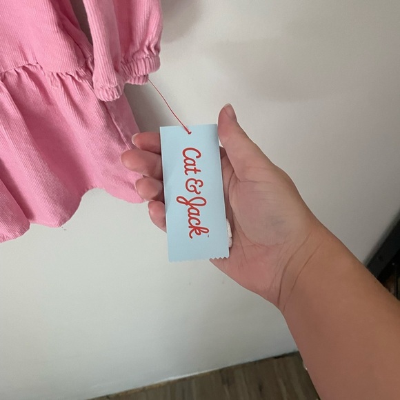 Cat & Jack Pink Ruffle Casual Dress Size 3T NWT - Picture 2 of 4